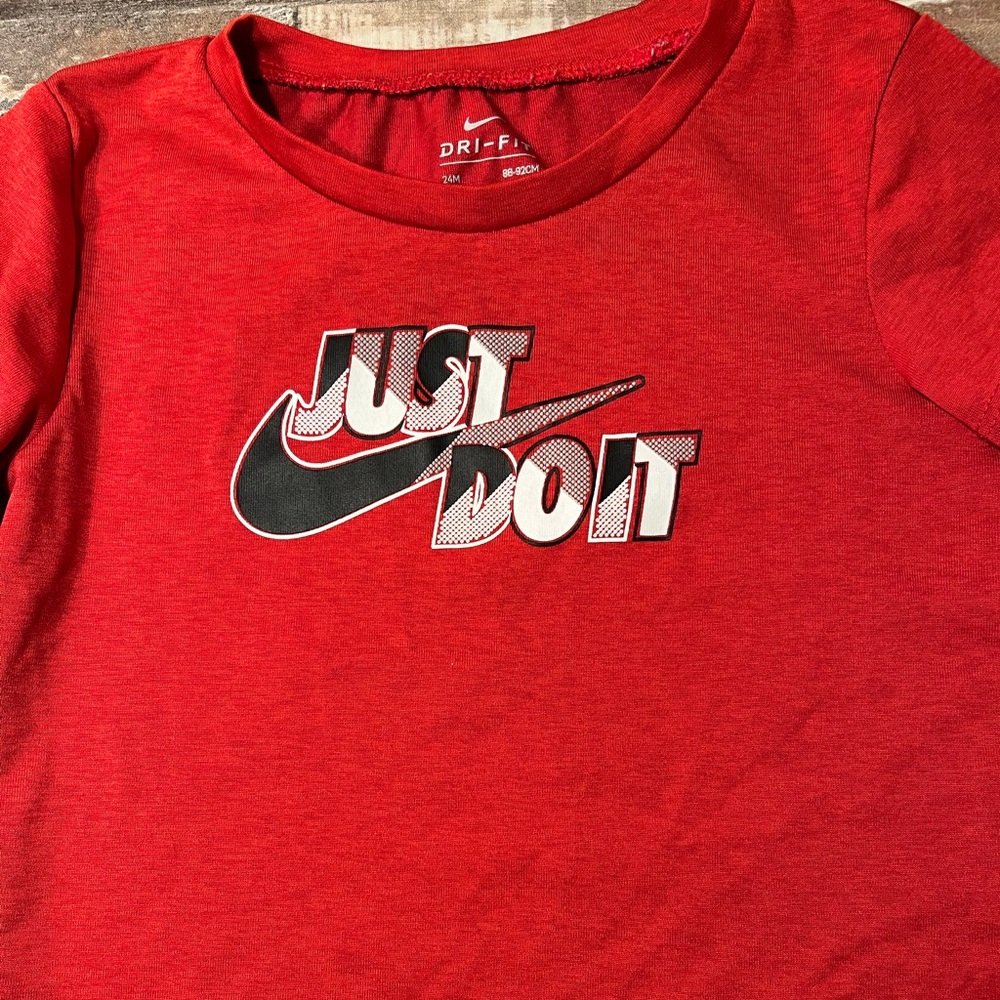 Nike dri fit 24months. Black letters